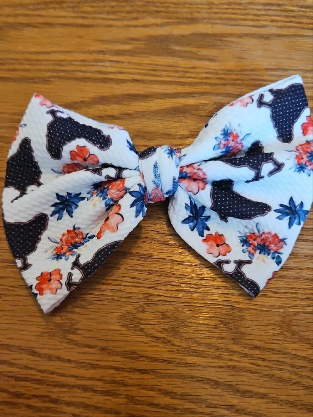 Farm Animal Bows On Clips